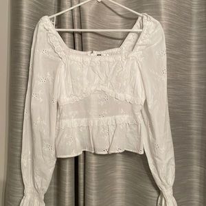 H&M long sleeve peplum